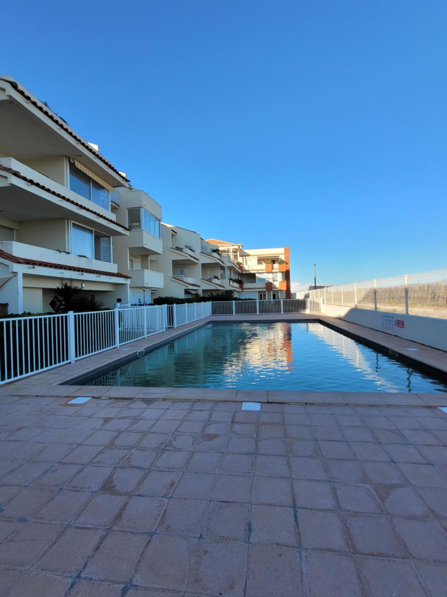 Tahiti Beach, T2 A La Mer, Piscine, Terrasse Et Parking Frontignan